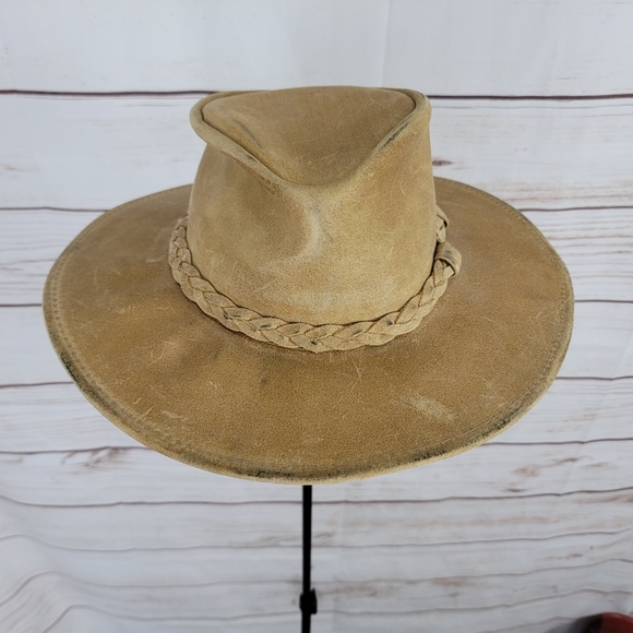Minnetonka | The Outback Leather Braided Hat